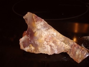 Graveyard Plume agate